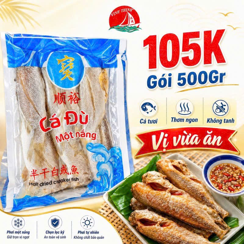 Cá đù một nắng