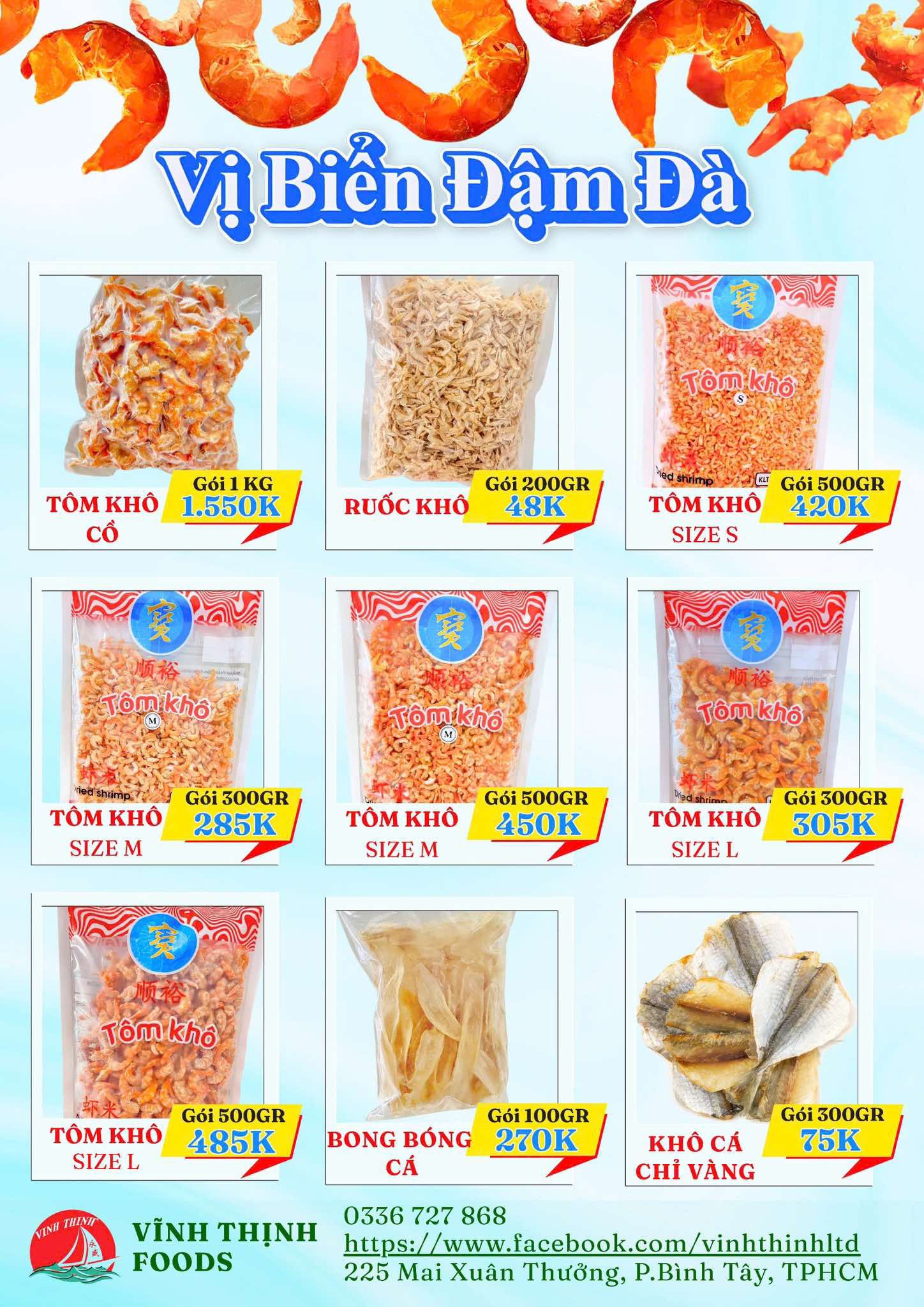 Tôm khô size S – 500gr