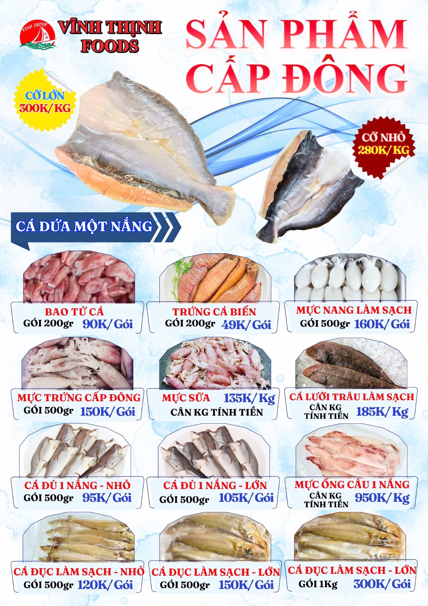 Mực ống câu một nắng